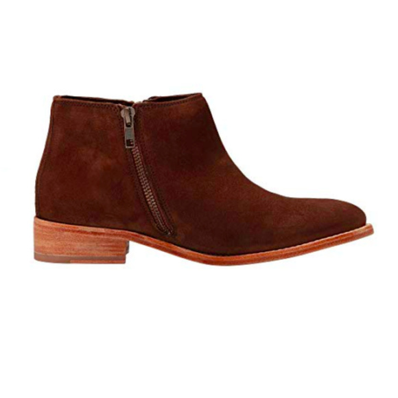 Johnston & Murphy Genuine Suede Zip Bootie - Picture 5 of 8